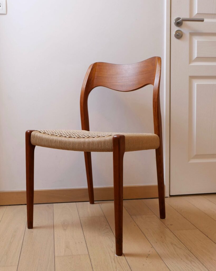 Restauration chaise corde danoise
